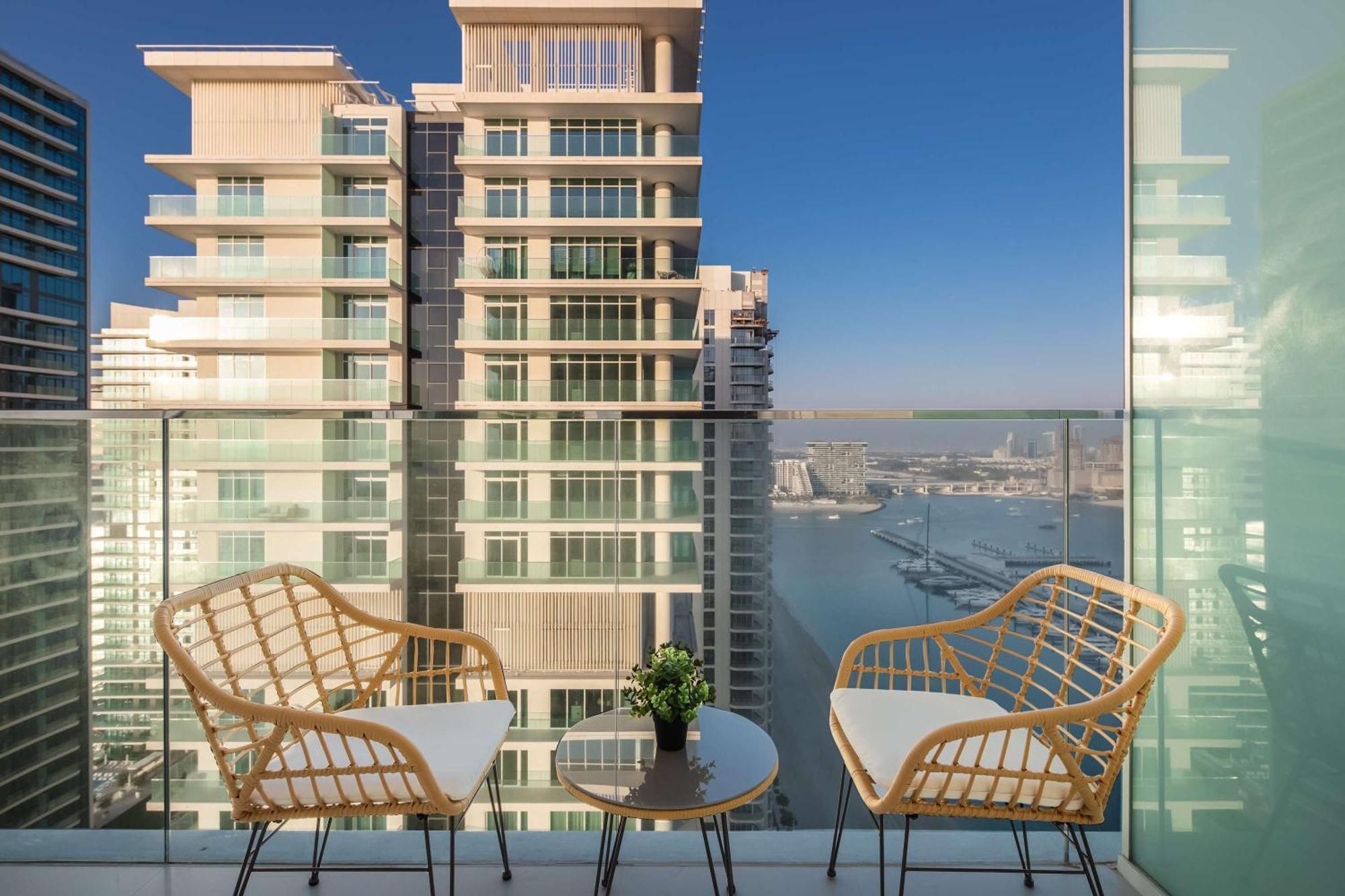 Silkhaus Palm View 1Bdr With Private Beach In Emaar Beachfront ดูไบ ภายนอก รูปภาพ