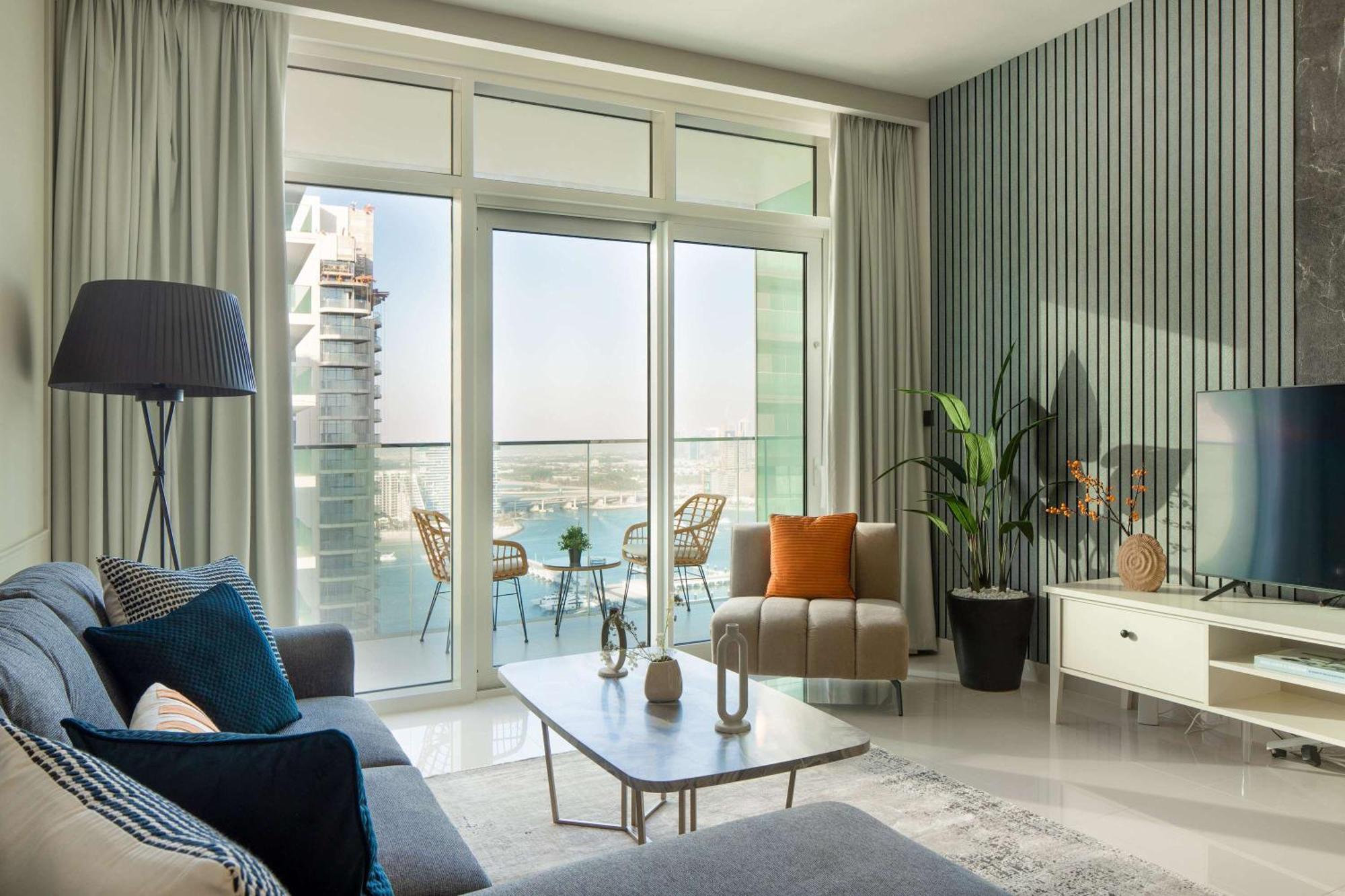 Silkhaus Palm View 1Bdr With Private Beach In Emaar Beachfront ดูไบ ภายนอก รูปภาพ